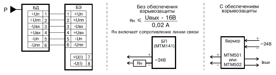 Схема подключения МТМ-701.5