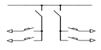 Однолинейная схема панелей ЩО-70К-2-07