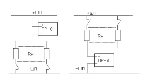 Пульс-реле ПР - схема Для переменного тока